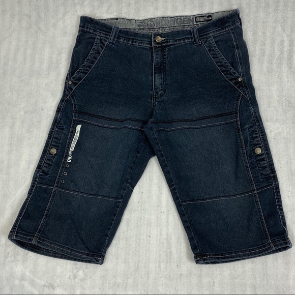 NXT/GEN Skater Shorts Back Denim Sz 34 - Picture 1 of 12